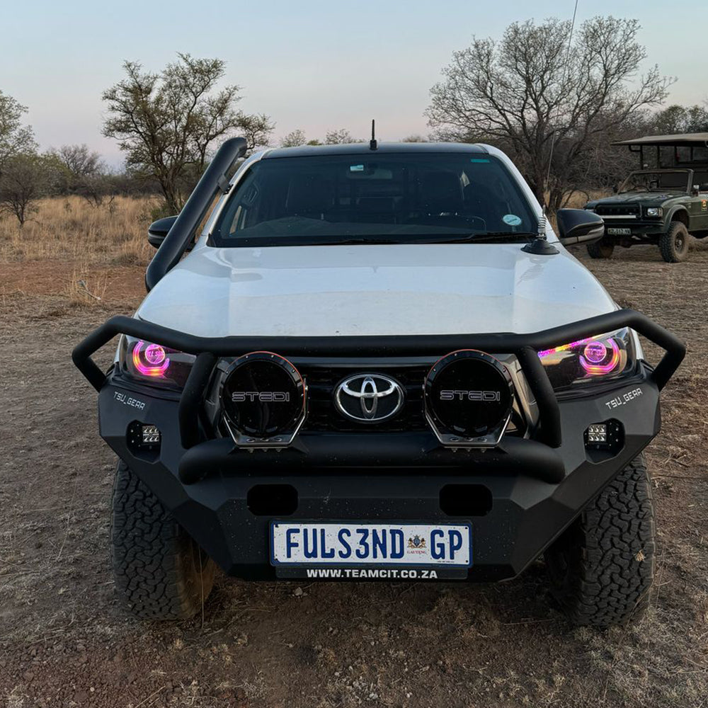 Hilux Front replacement bumper full hoops