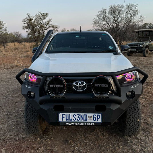 Hilux Front replacement bumper full hoops
