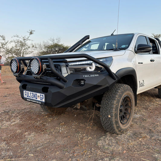 Hilux Front replacement bumper full hoops
