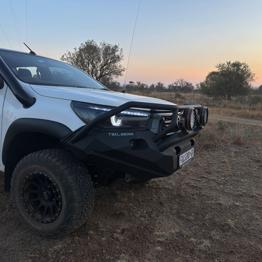 Hilux Front replacement bumper full hoops